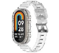 BBZ Couleur transparente Bracelets de montre compatibles avec Xiaomi Smart Band 8