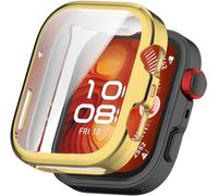 BBZ for fit 4 Pro Coque,Screen Protector Film TPU Plated Protective Case Cover Armor Shell Compatible avec Huawei Watch Fit4 Pro
