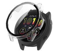 BBZ Forerunner 165 Coque,9H Hardness 360 °All-Round Coque de Protection complète avec Protecteur d'écran Compatible avec Garmin Forerunner 165 Music