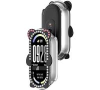 BBZ Little Bear single-row drilling and hollow-out PC + metal watch Coque Compatible avec Xiaomi 8 9 10