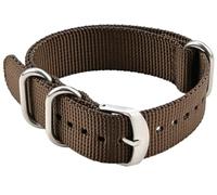 BBZ Nylon Watch Bracelet, Multicolor Watch Bands Replacement pour Men Women 20mm 22mm 24mm Premium Ballistic with Military Heavy Duty 3 Rings Silver Stainless Steel Buckle