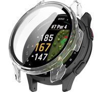 BBZ pour Approach S50 Coque,PC + Screen Tempered Film,Anti-Scratch All-Inclusive Watch Case Compatible avec Garmin Approach S50