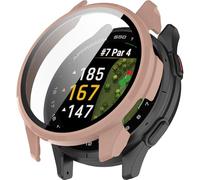 BBZ pour Approach S50 Coque,PC + Screen Tempered Film,Anti-Scratch All-Inclusive Watch Case Compatible avec Garmin Approach S50