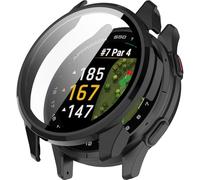 BBZ pour Approach S50 Coque,PC + Screen Tempered Film,Anti-Scratch All-Inclusive Watch Case Compatible avec Garmin Approach S50