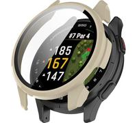 BBZ pour Approach S50 Coque,PC + Screen Tempered Film,Anti-Scratch All-Inclusive Watch Case Compatible avec Garmin Approach S50