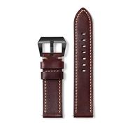 BBZ quick release watch strap en cuir Replacement Bracelet,Oil-Tanned Replacement en cuir Strap pour Men and Women, Band Width 20MM 22MM 24MM 26MM