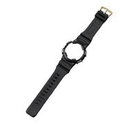 BBZ Replacement Band Compatible avec Casio W-735H AEQ110BW AEQ110W AQS-800W AQ-S810W Men's Watch Bracelet Resin Wristband With Metal buckle