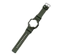 BBZ Replacement Band Compatible avec Casio W-735H AEQ110BW AEQ110W AQS-800W AQ-S810W Men's Watch Bracelet Resin Wristband With Metal buckle