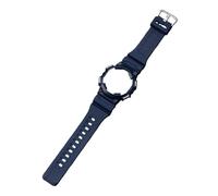 BBZ Replacement Band Compatible avec Casio W-735H AEQ110BW AEQ110W AQS-800W AQ-S810W Men's Watch Bracelet Resin Wristband With Metal buckle