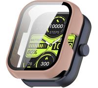 BBZ Scratch-Resist Protective Bumper PC Plating Pouch Shatter-resistant Sleeve Band Cover Shell Coque Compatible avec HAYLOU Watch 4