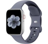 BBZ Silicone Sport Band Compatible avec Apple Watch 38mm, 40mm, 41mm, 42mm, 44mm, 45mm, 49mm - Soft Strap for Series 9, 8, 7, 6, 5, 4, 3, 2, 1 SE