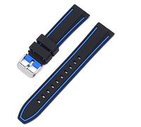 BBZ silicone watch strap 20mm compatible avec Omega X Swatch Moon Watches Men Women，Vivoactive 3, Forerunner 245/645, Vivomove HR, Galaxy Watch