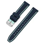 BBZ silicone watch strap 20mm compatible avec Omega X Swatch Moon Watches Men Women，Vivoactive 3, Forerunner 245/645, Vivomove HR, Galaxy Watch