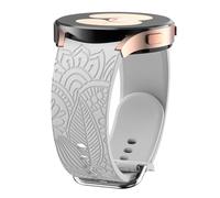 BBZ Straps Compatible avec Galaxy Watch 6 40mm 44mm/6 Classic 43mm 47mm, Quickfit Silicone pour Galaxy Watch 5/5 Pro/4/4 Classic