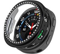 BBZ Ultra Slim Smartwatch Case Skin Pounch,Anti-scratch Clear TPU Watch Bumper with rhinestone Coque Compatible avec Galaxy watch8/9 40mm/44mm