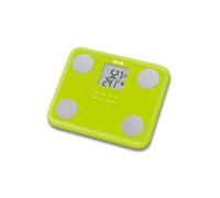 TANITA BC-730 Moniteur de Composition Corporelle Léger et Compact à Balayage Interne Affichage Facile à Lire 9 Mesures Vert