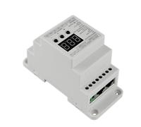 BC-835-DIN-RJ45 DC12-24V entrée 5A * 5CH sortie, rail DIN 5CH CV PWM DMX512/1990 contrôleur de décodeur de bande lumineuse LED