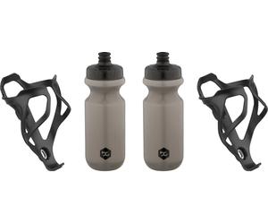 bc basic Set de Porte-Bidons Distributeur de Carburant avec Bidons de 600 ml noir 600 ml