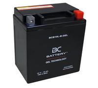 BC BATTERY Batterie de démarrage pour moto avec GEL 12V 10Ah BCB10L-B-GEL Motorcycle&Scooter, sans entretien, scellée, préchargée, similaire à YB10L-B/A2