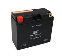 BC BATTERY Batterie de démarrage pour moto avec GEL 12V 10Ah BCT12B-4-GEL Moto&Scooter, sans entretien, scellée, préchargée, similaire à YT12B-BS