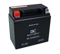 BC BATTERY Batterie de démarrage pour moto avec GEL 12V 9Ah BCB9--GEL Moto&Scooter, sans entretien, scellée, préchargée, similaire à YB9-B