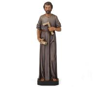 BC BUILDCLASSIC Figurine de Saint Joseph The Worker, Statues catholiques, Cadeaux catholiques en résine, 15,2 cm H
