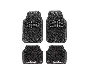 Bc Corona BCCORONA Tapis en Caoutchouc, Aluminium Noir, Nero