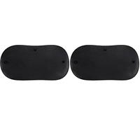BC Corona Rideau Pare-Soleil à ventouses arrière, Noir, 100 x 50 cm (Lot de 2)