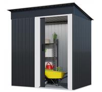 Bc-elec - 5662-0504 Abri de jardin mtallique en acier galvanis 162 x 86 x 181cm