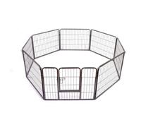 Bc-Elec - 5663-1306 Parc À Chiots, Enclos Pour Chiens Et Autres Animaux, 8 Panneaux 80x60, Modulable