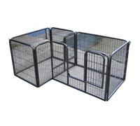 Bc-Elec - 5663-1590 Parc À Chiots, Chiens Et Autres Animaux, 7 Panneaux, Modulable