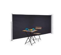 Bc-Elec - Asa-160t Store Latéral Gris Anthracite 3x1.6m Rétractable Pour Terrasse, Brise-Vue Jardin Pare-Vue... Gris
