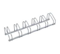 Bc-Elec - Bs00006 Rack À Vélos, Support De Rangement Bicyclette, Râtelier Vélo, Support Pour 6 Vélos, Au Sol Ou Mural Gris