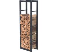 Bc-elec - HHWPF0015 Râtelier à bois en acier noir 125*40*25CM, râtelier pour bois de chauffage, rangement pour bois de cheminée.
