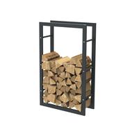 Bc-elec - HHWPF0018 Râtelier à bois en acier noir 100*60*25CM, râtelier pour bois de chauffage, rangement pour bois de cheminée.