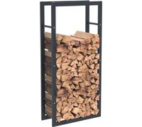 Bc-elec - HHWPF0019 Râtelier à bois en acier noir 125*60*25CM, râtelier pour bois de chauffage, rangement pour bois de cheminée.