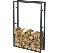 Bc-elec - HHWPF0026 Râtelier à bois en acier noir 150*100*25CM, râtelier pour bois de chauffage, rangement pour bois de cheminée.