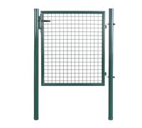 Bc-elec - HMGD-1 Barrire de jardin, Portillon de jardin 100x100cm vert, Porte de jardin, Portail de clture