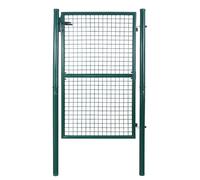 Bc-elec - HMGD-3 Barrire de jardin, Portillon de jardin 106x150cm vert, Porte de jardin, Portail de clture