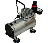 Bc-elec - TC-20B MINI COMPRESSEUR SANS HUILE AIRBRUSH COMPRESSEUR SILENCIEUX 0-4 BAR GRIS RÉDUCTEUR DE PRESSION