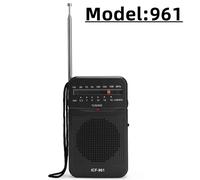 BC-R21/961/962 Mini Radio AM FM Radio Portable à piles meilleure réception la plus longue durée pour la course à pied boîte à son à la maison NEW Model 961