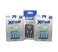 BC-X500 Chargeur + 8x AAA XCell Pile 1000mAh NiMH Micro Rechargeable
