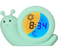 Bc110gn Simon - Réveilleur - Réveil Éducatif Pour Enfants - Veilleuse - Apprendre À Dormir Et Se Réveiller Avec Un Réveil Led Pour Enfants - Escargot, Menthe