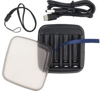 BC4 Chargeur rapide pour batterie Li-Ion 1.5V et batteries 1,5V NiMH 1,2V AA AAA