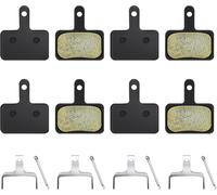 Bca-4 Paires Plaquette De Frein Vélo, Bicyclette Patins De Frein Semi-Métalliques Pour Shimano B01s M515 M525 M575 M505 T675 C501 M495 M486 M485, Patins Vtt Avec Ressort, Faible Bruit, Résistance Usu