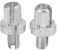 Bca-Ajusteur De Levier De Frein M7, Ajusteur De Levier De Frein À Barillet Pour Vélo Gt, 2 Pièces En Alliage D'aluminium M7 Vis De Fixation De Levier De Frein De Vélo Argent Pour