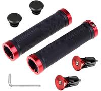 Bca-Poignées De Guidon De Vélo En Caoutchouc Antidérapant Avec Verrou En Aluminium, Poignées Bmx Et Vtt, Poignées Verrouillables Professionnelles Pour Pit Bike Urban Bicycles Pliables