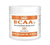 BCAA 2.1.1 - Acides Aminés en Poudre (leucine, isoleucine et valine) - Récupération & Croissance Musculaire et Résistance à l’Effort - Goût neutre et Sans Sucre - Vegan - Sans Gluten - Supersmart