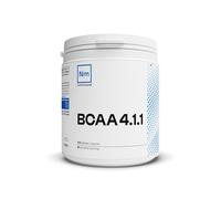 BCAA 4.1.1 Pré-workout | Booster puissant • Surdosé en Leucine • Sans OGM • Complément alimentaire • Musculation & Fitness | Nutrimuscle | 400 Gélules