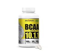 BCAA COMPRIMÉS 10.1.1 - Acides Aminés Musculation Vegan Hautement Dosés - Votre Allié Pour Des Entraînements Efficaces - Performance Accentuée - Programme 30J - 120 Comprimés - Eric Favre